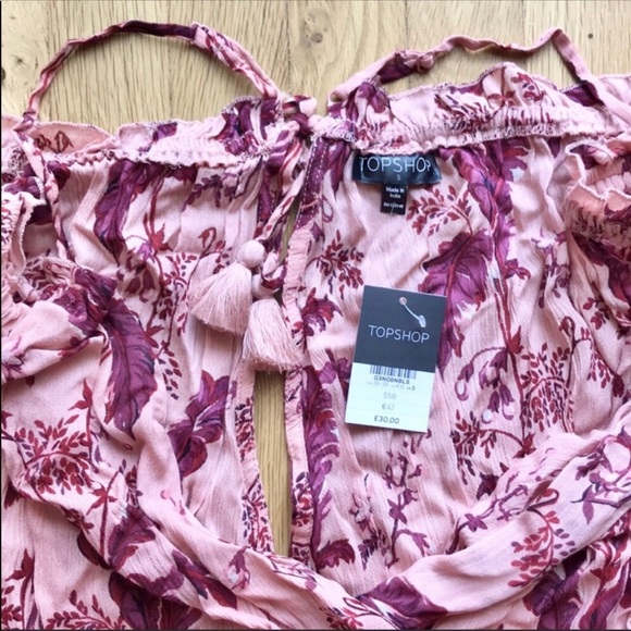 Topshop • Pink Playsuit, Summer Romper - Picture 6 of 8